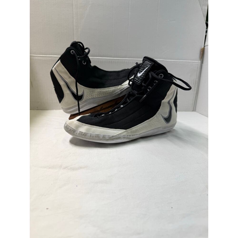 Nike Black and White High-Top Athletic Shoes